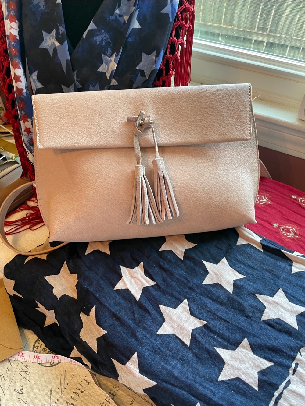 Anthropology Blush Crossbody Crossbody - Stylish Everyday Purse - Picture 1 of 13